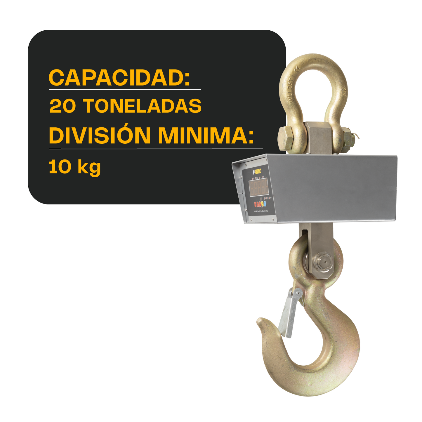 Bascula colgante 20,000 kg / 10 kg