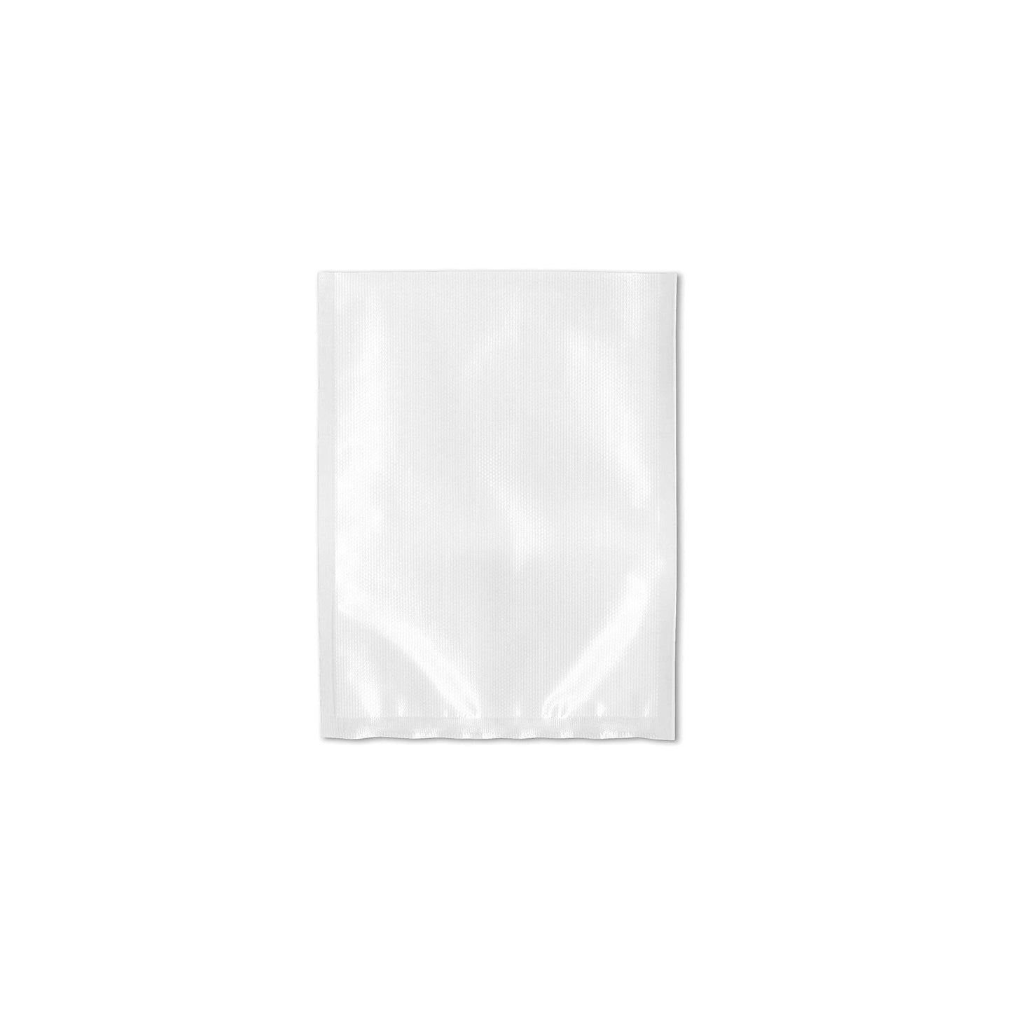 100 Bolsas gofradas para empaque al vacío, 80 micras lado liso