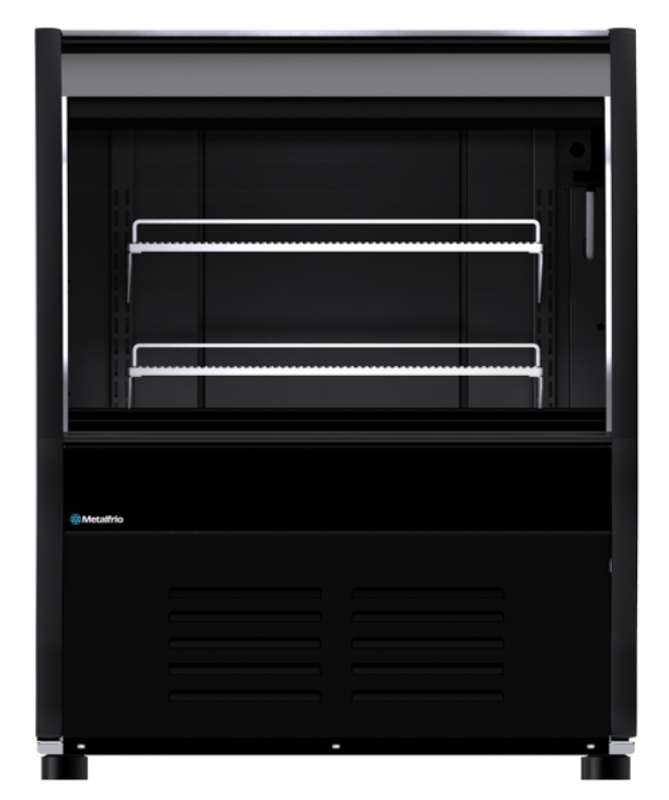 Vitrina cremera con cristal curvo VCM-100