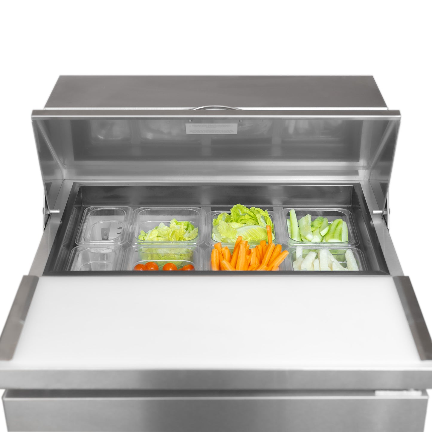 Mesa refrigerada de preparación 6.9 pies.