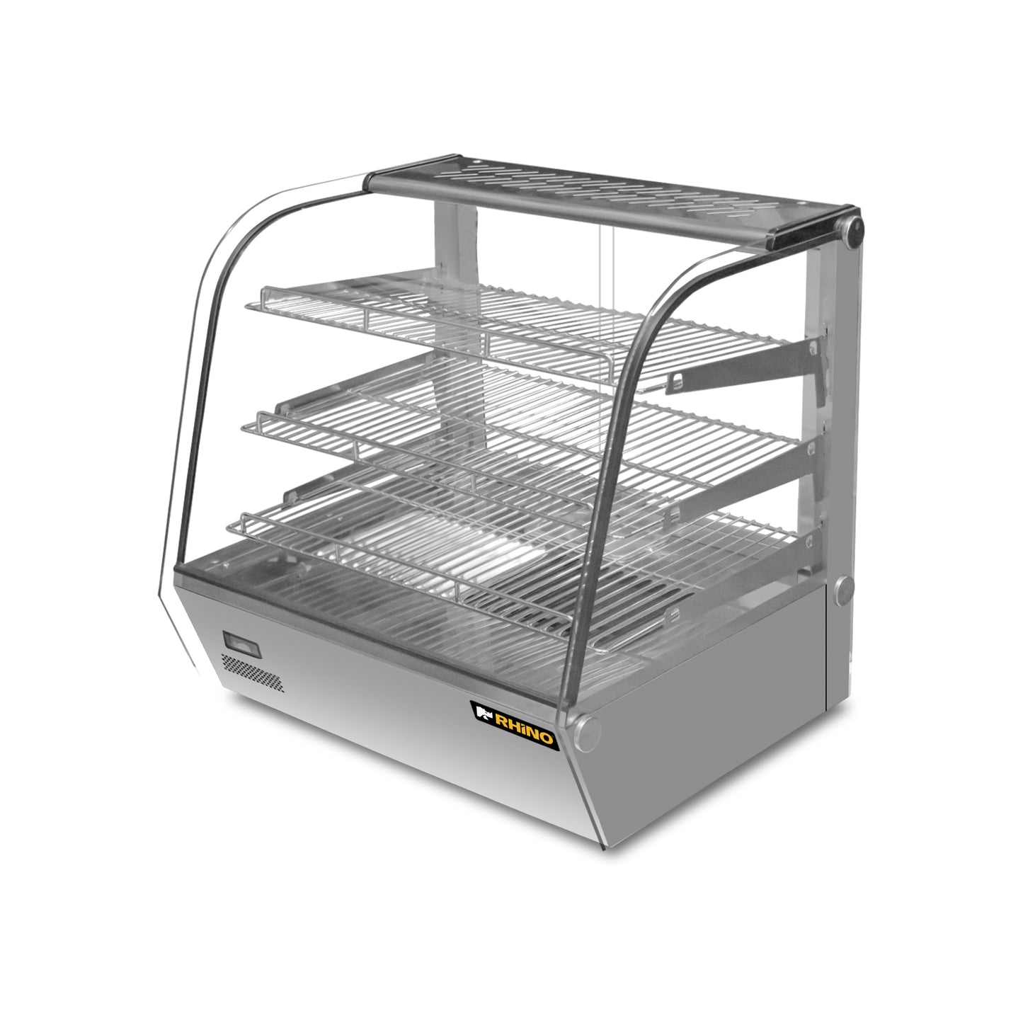 Vitrina caliente sobre mostrador de 120L