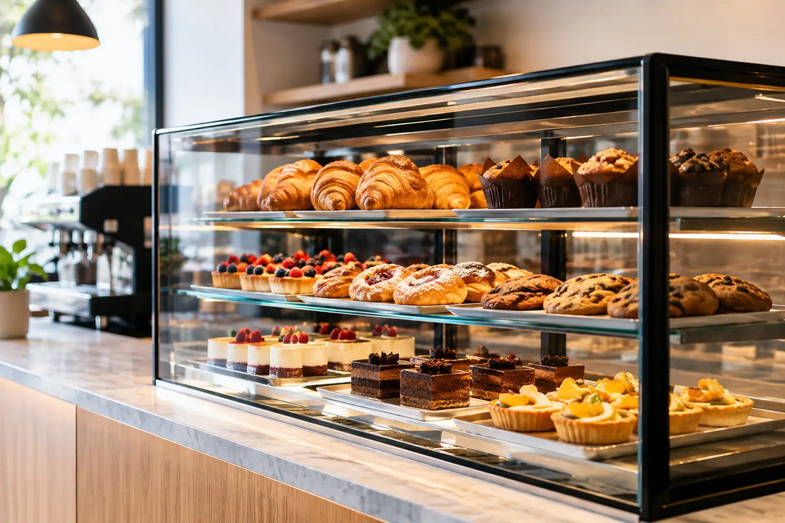 Guía de vitrinas para cafetería que venden más