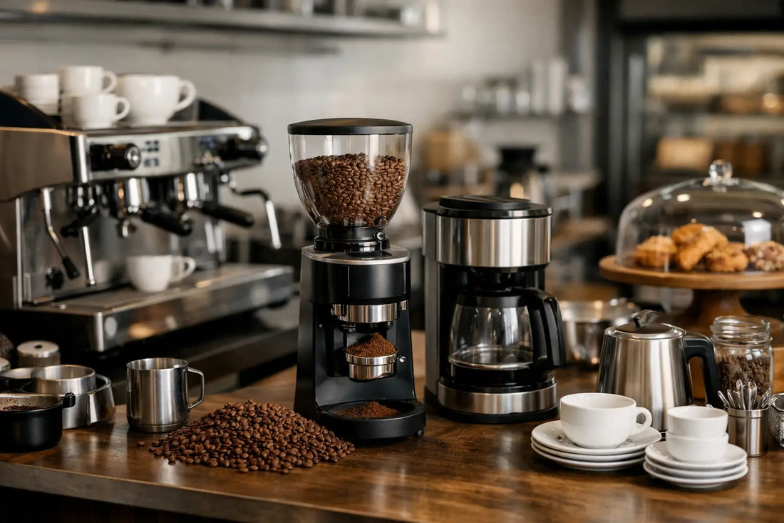 Qué equipo necesita una cafetería para operar