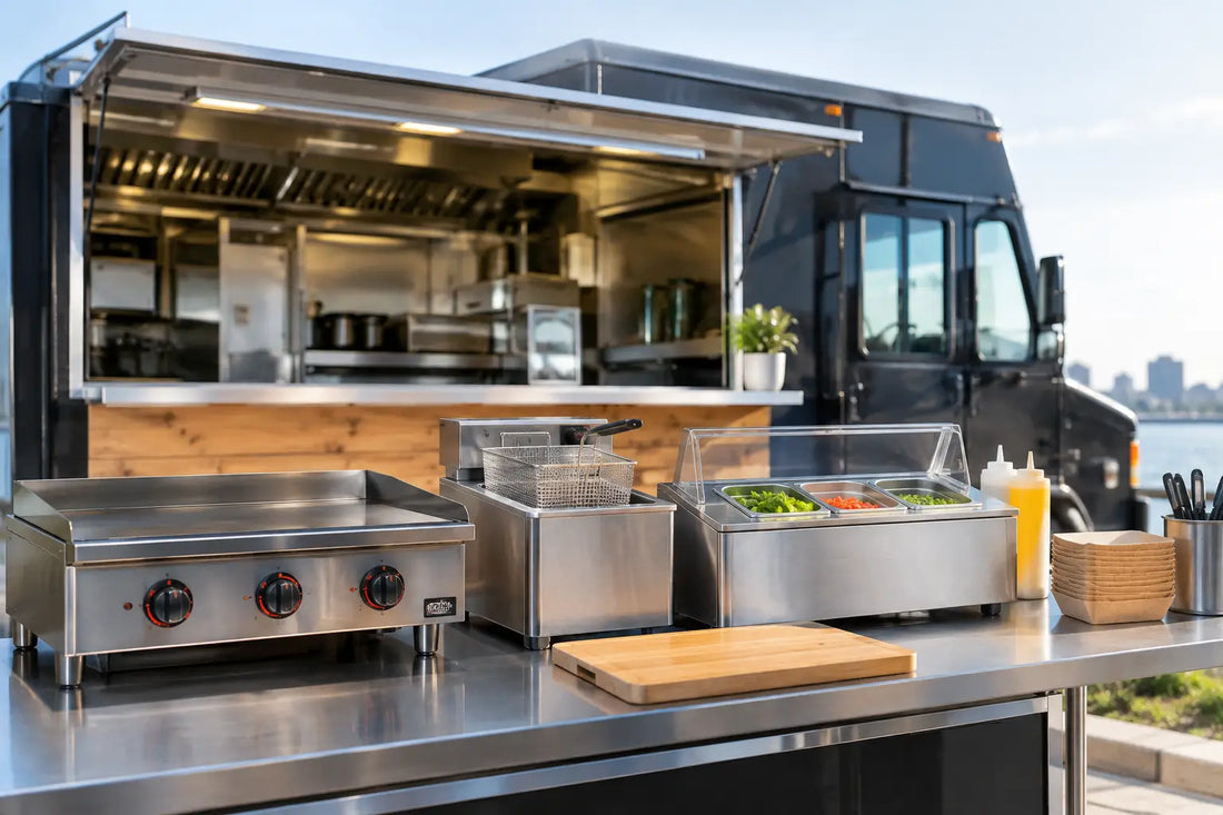 Equipos esenciales para food trucks: compra bien