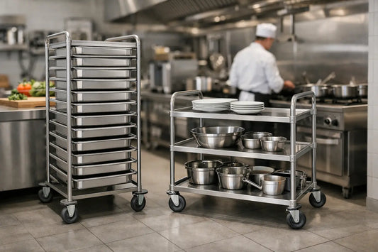 Mejores carros para bandejas en cocina comercial