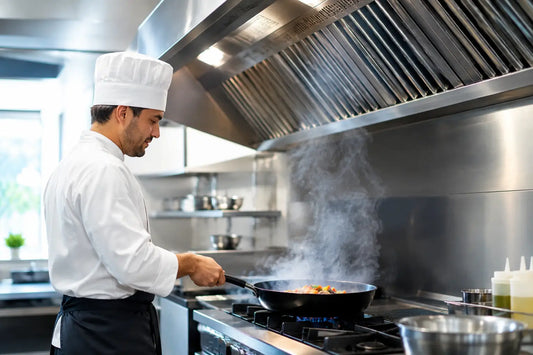 Cómo reducir humo en cocina comercial rápido