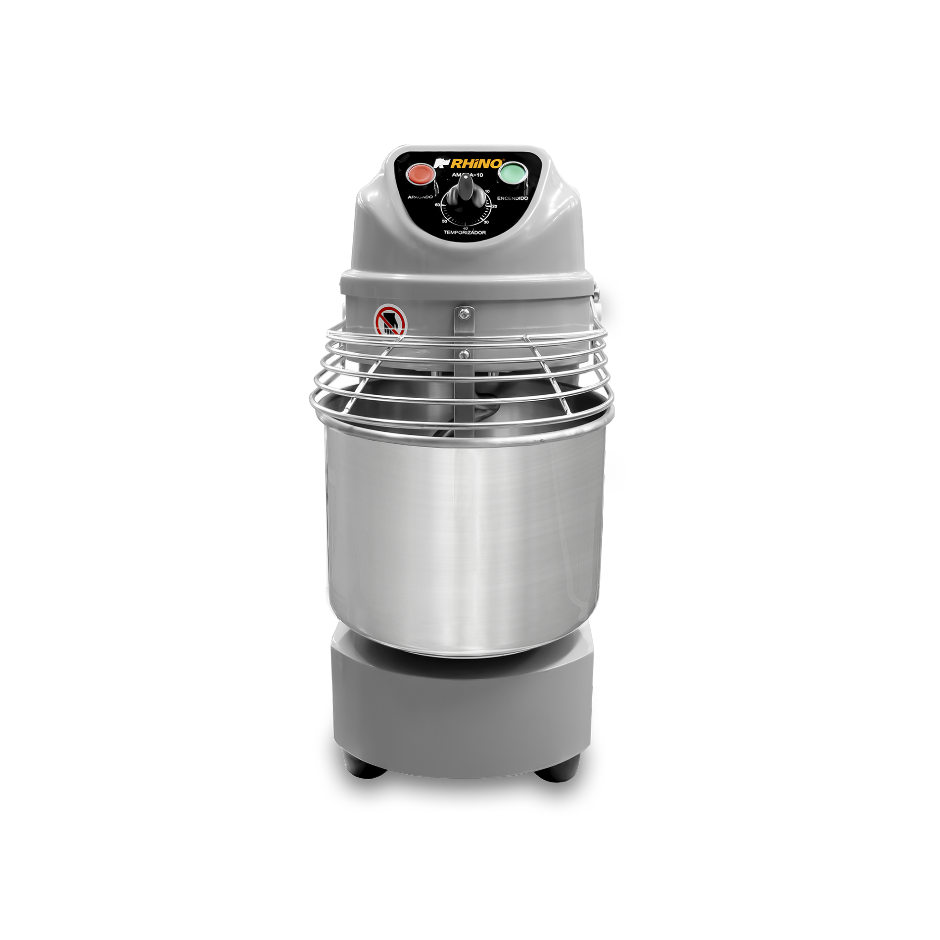 Amasadora de doble acción giratoria 20L. Potencia 1,500W