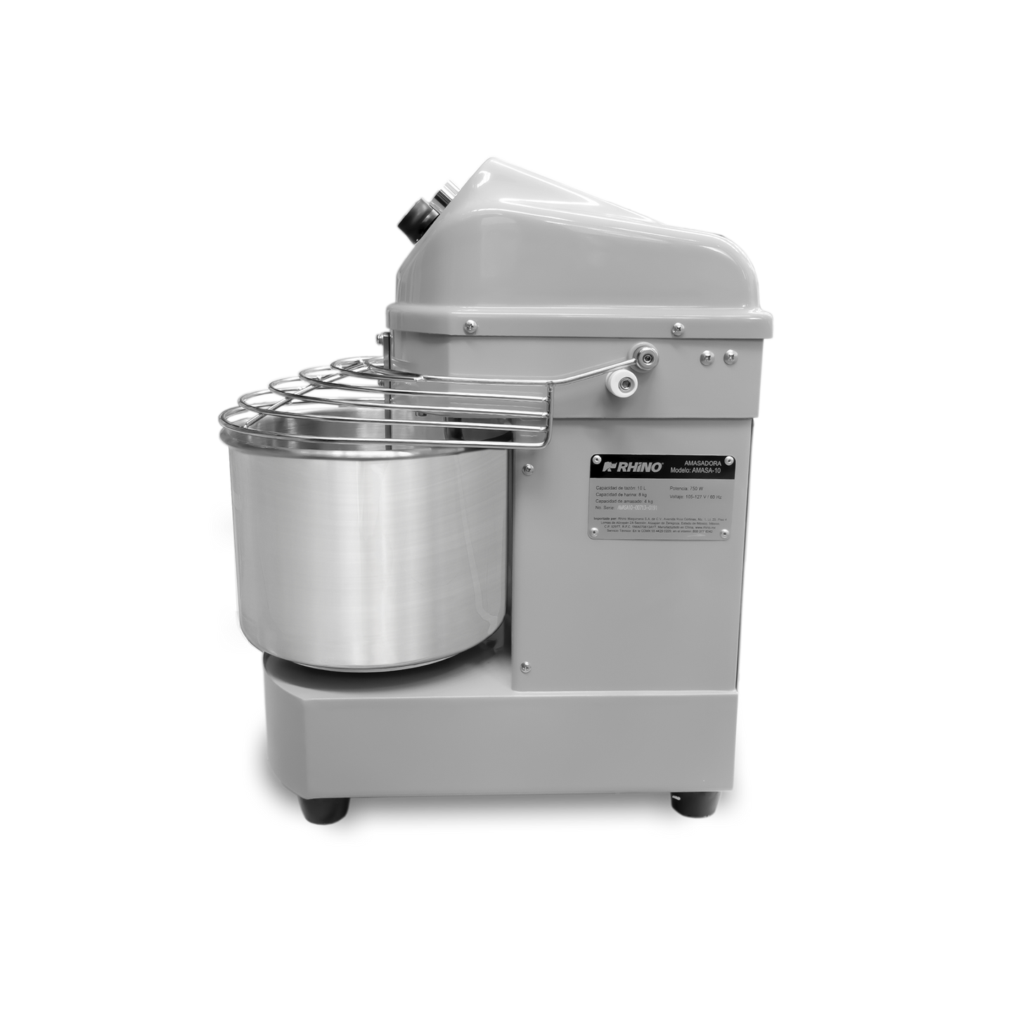 Amasadora de doble acción giratoria 20L. Potencia 1,500W