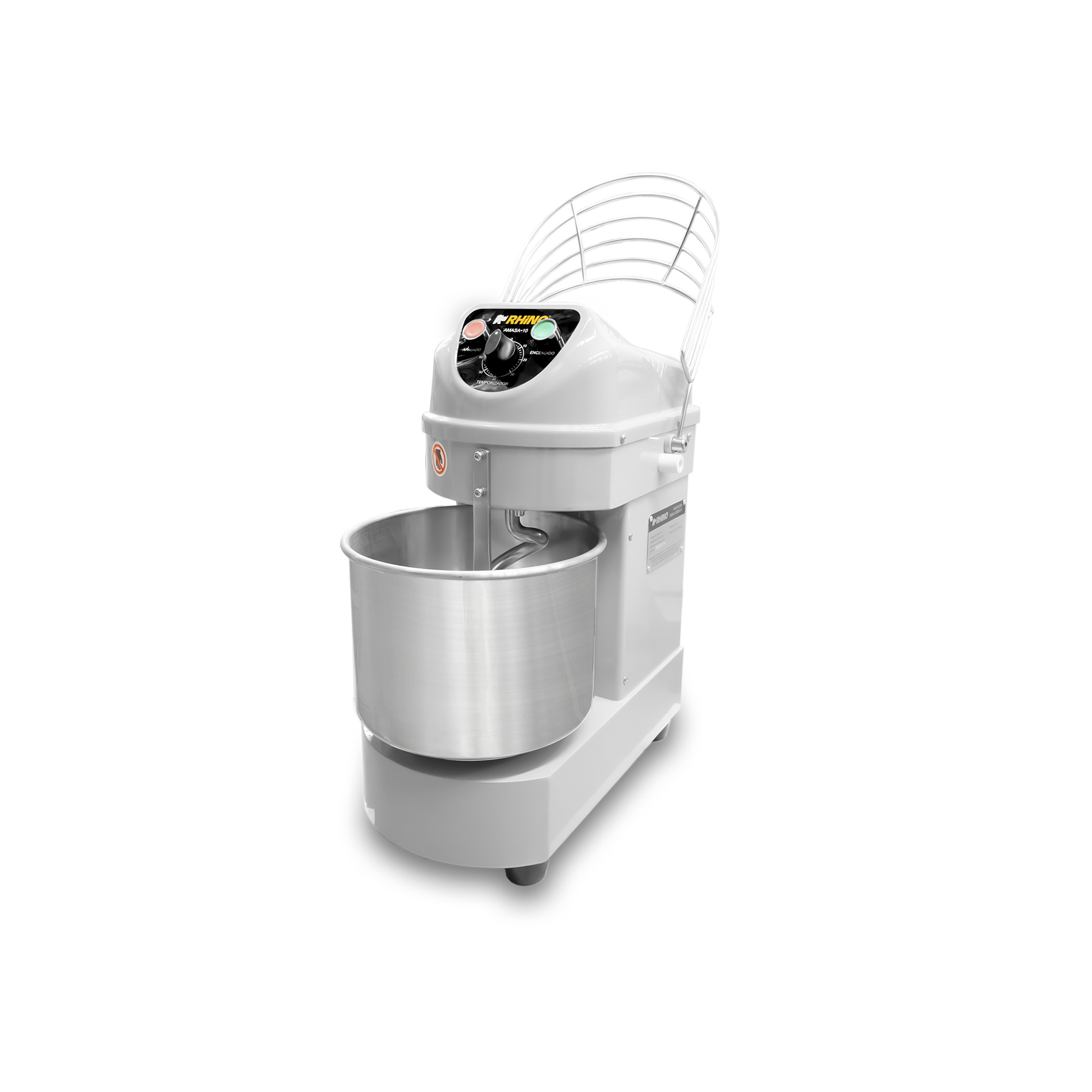 Amasadora de doble acción giratoria 20L. Potencia 1,500W