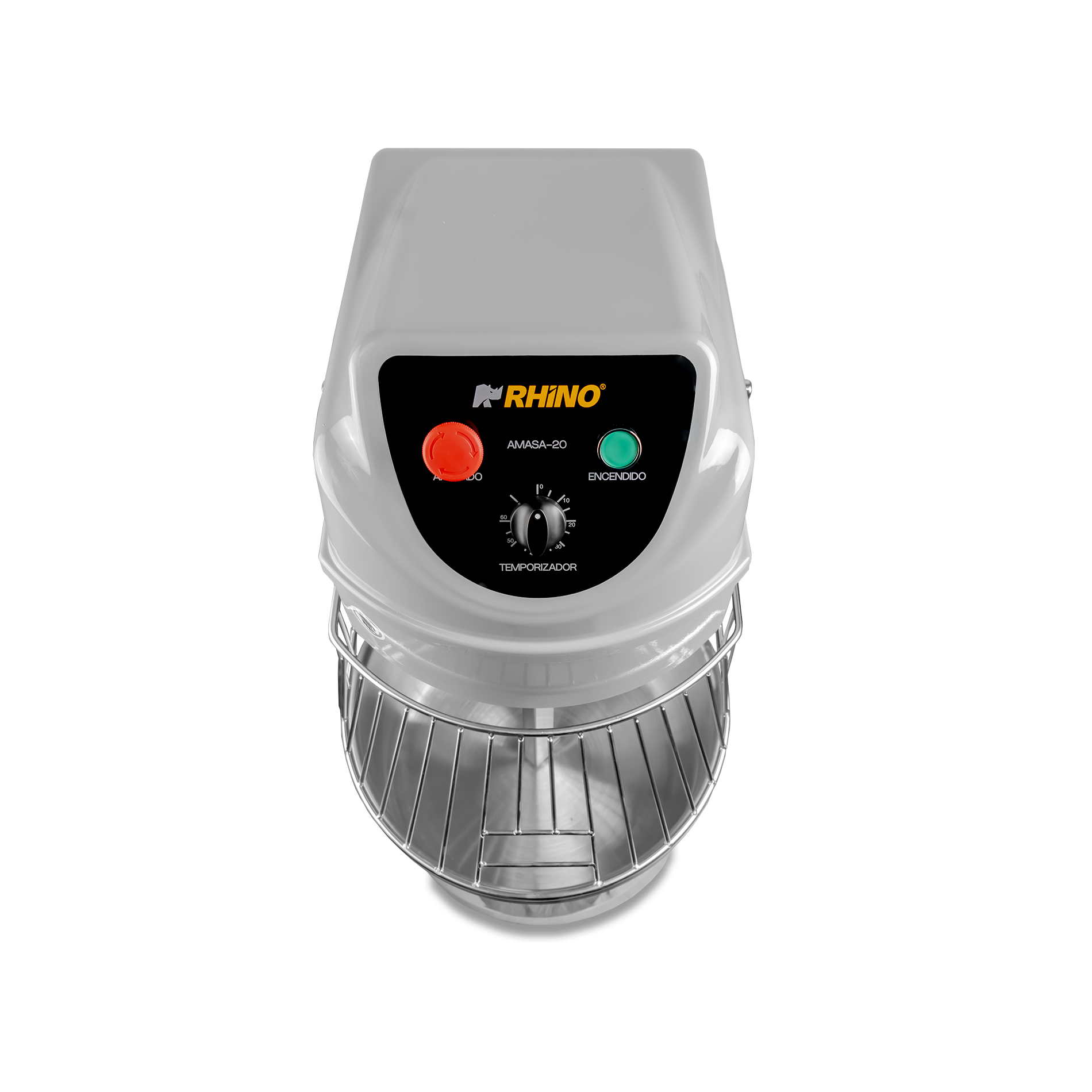 Amasadora de doble acción giratoria 20L.