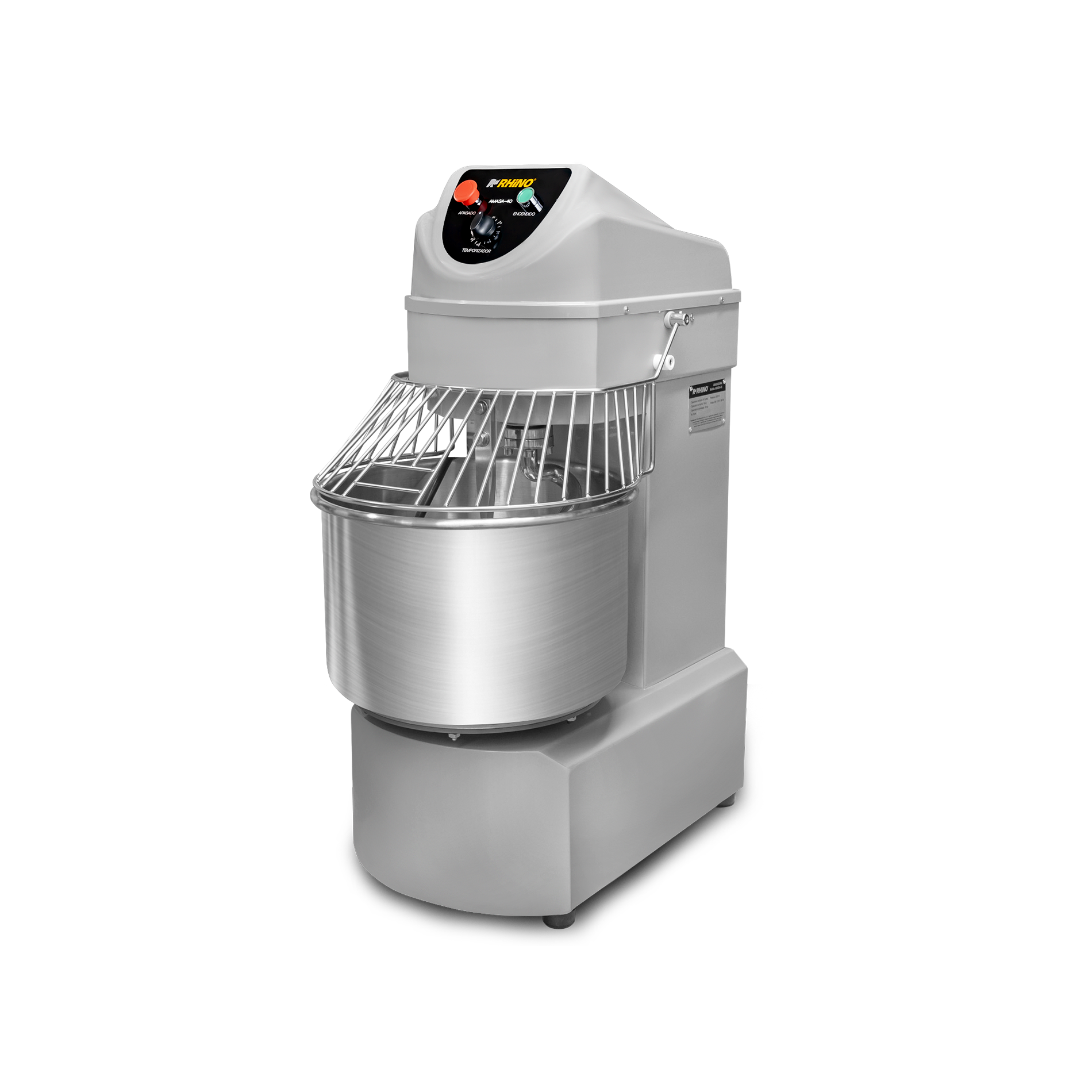 Amasadora de doble acción giratoria 50L.