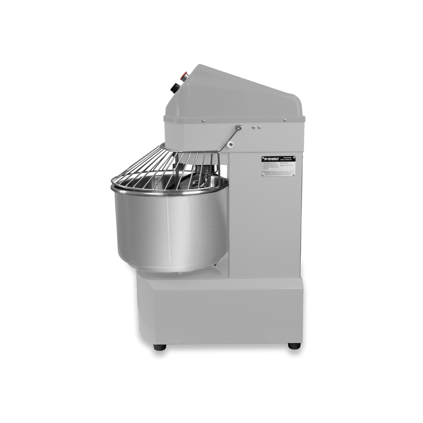 Amasadora de doble acción giratoria 50L.