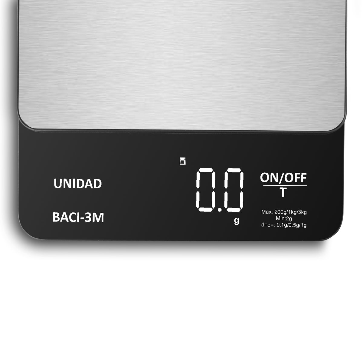 Báscula Digital de Precisión de 0.1 g con Capacidad de 3 kg BACI-3M