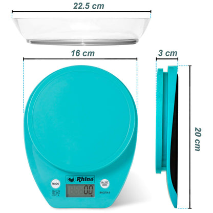 Báscula cálculo de volumen en mililitros