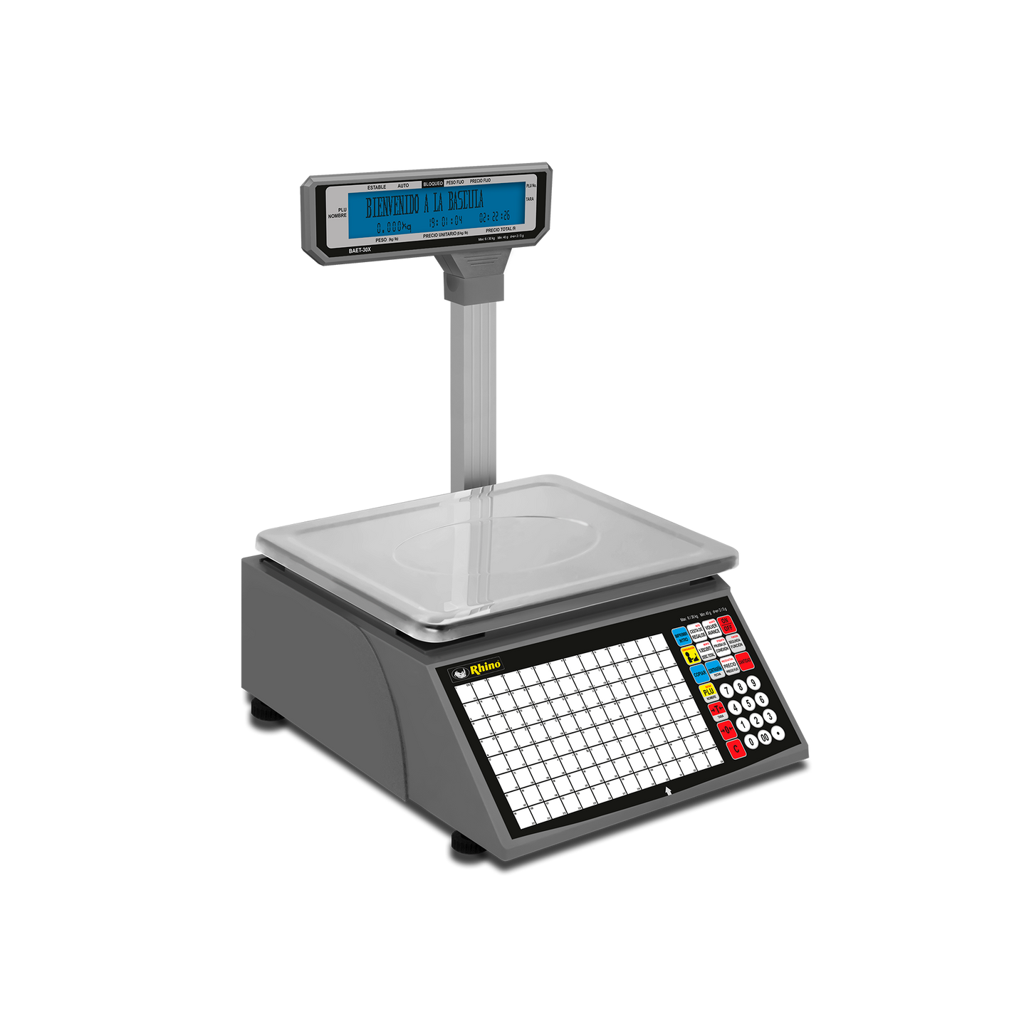 Báscula electrónica con torreta software intuitivo