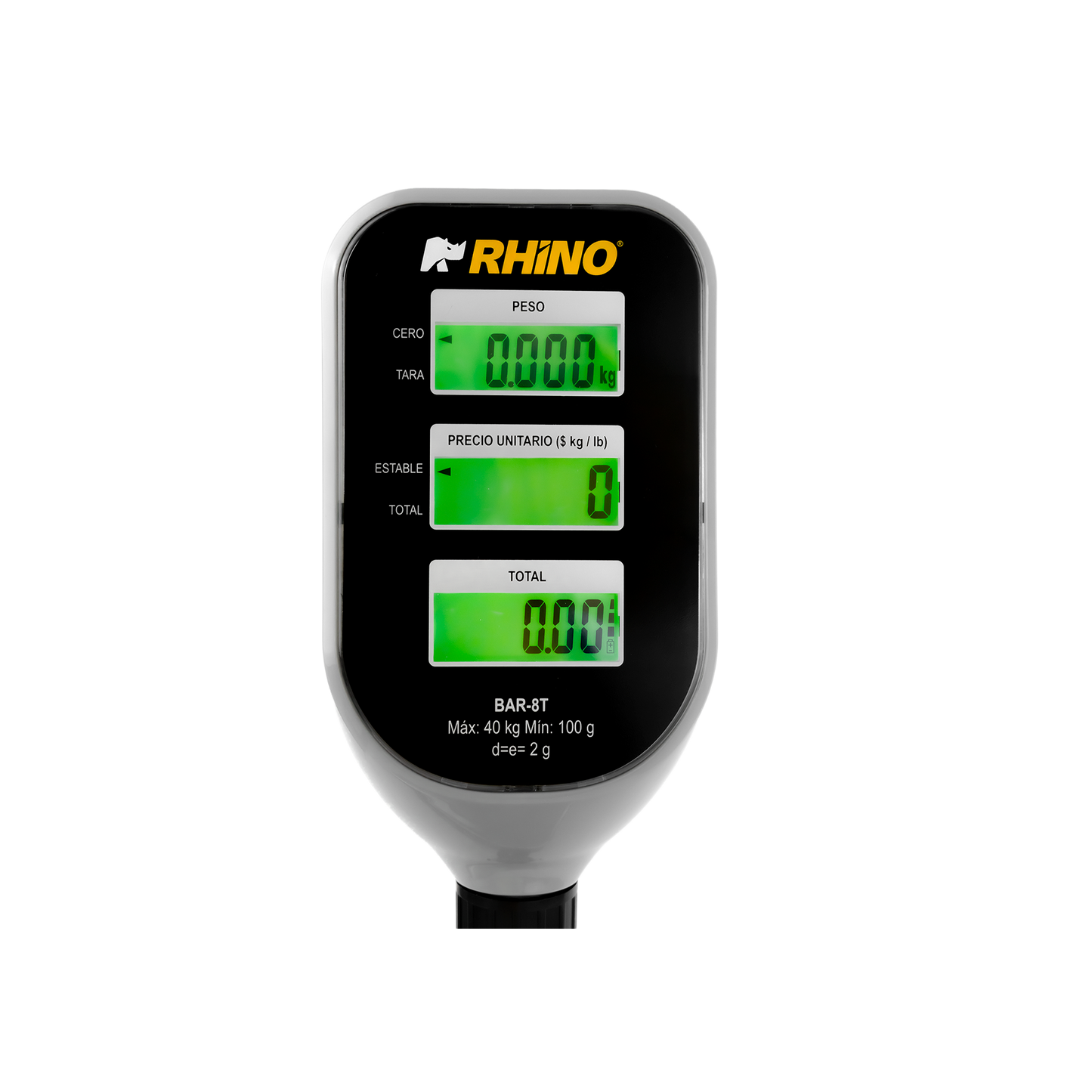 Báscula electrónica con torrete