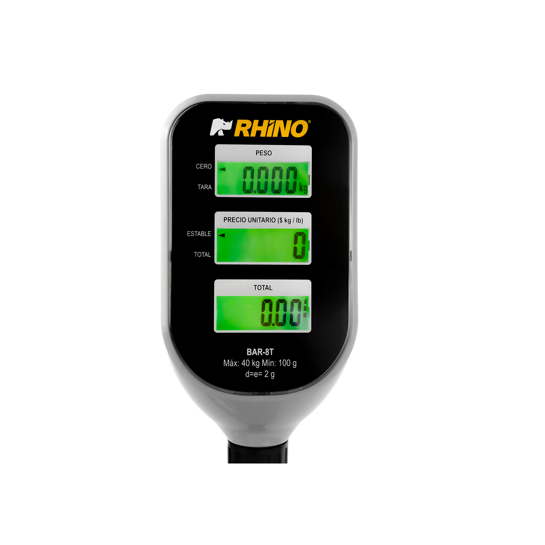 Báscula electrónica con torrete