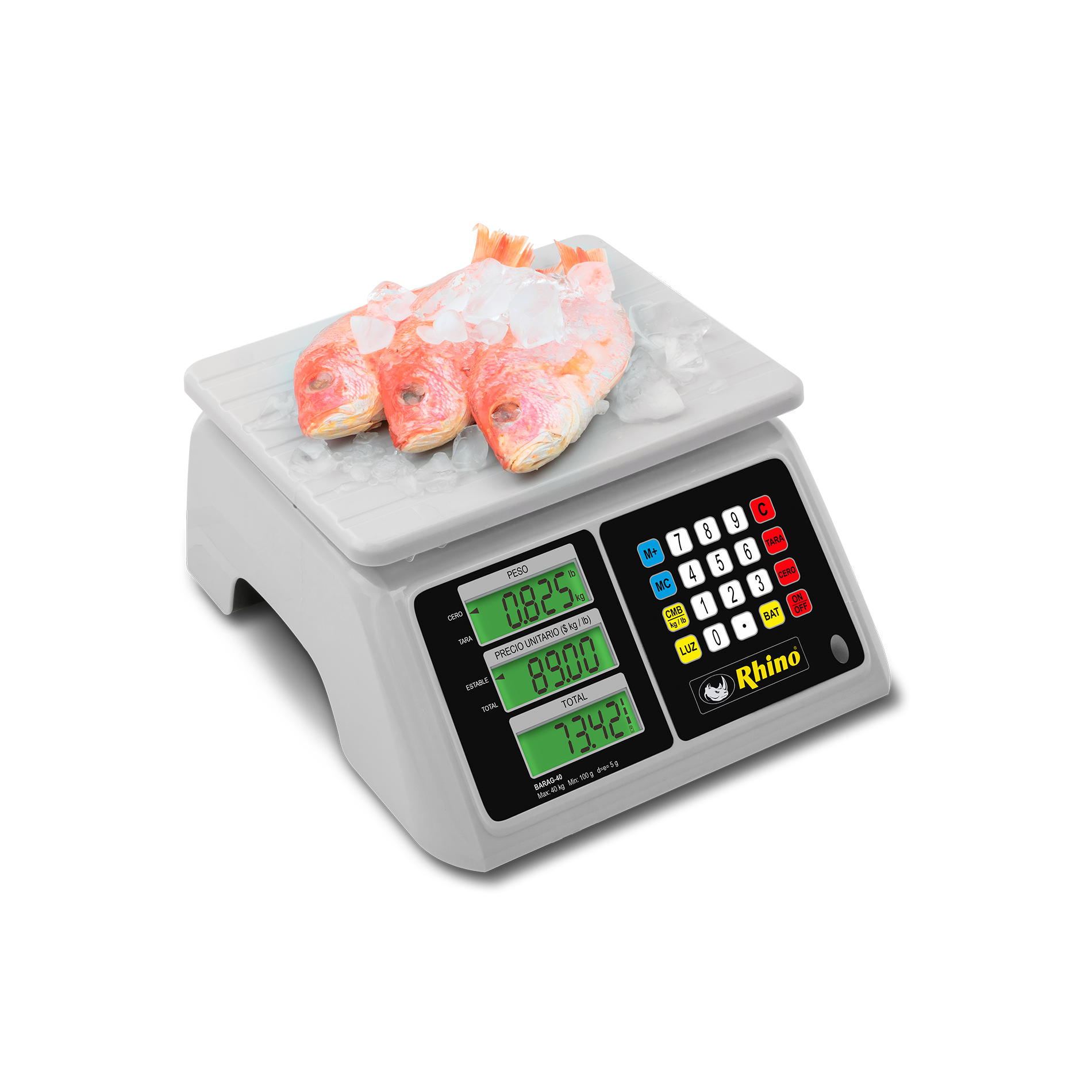 Báscula electrónica multifuncional a prueba de agua