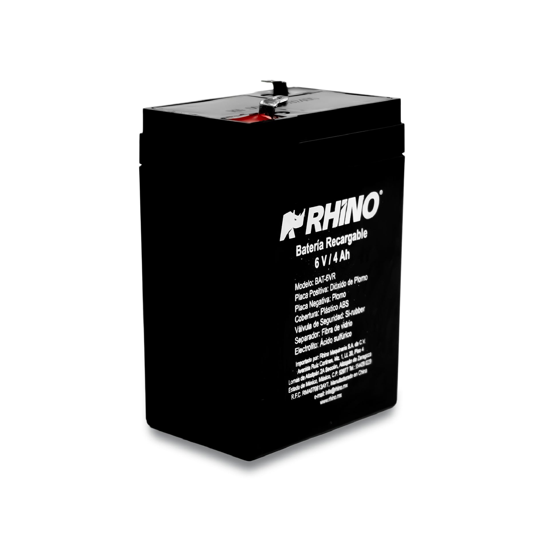 Batería recargable de plomo ácido,  6 V / 4 Ah BAT-6VR