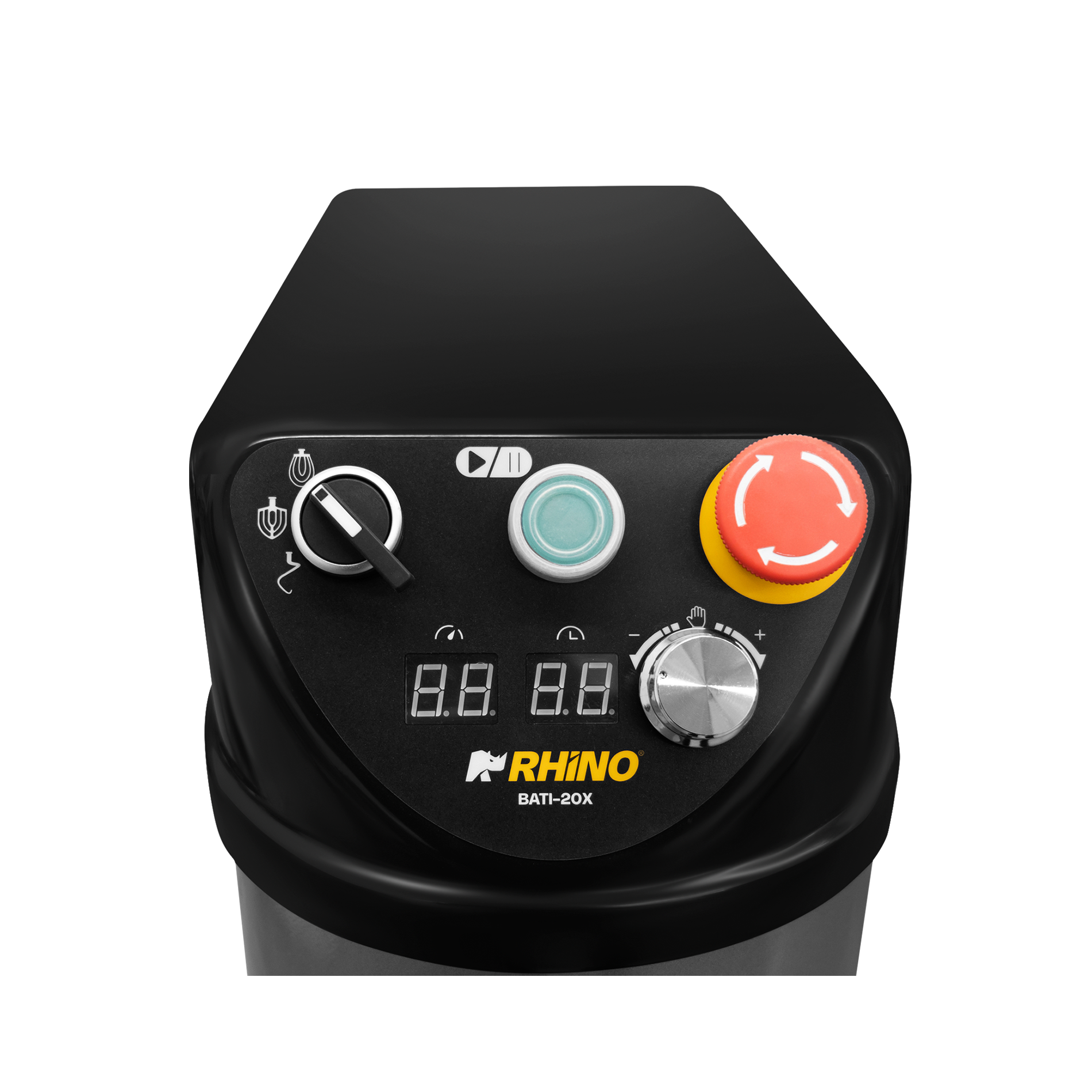 Batidora planetaria, de velocidad variable, capacidad de 20 lt, potencia de 1,000 W.