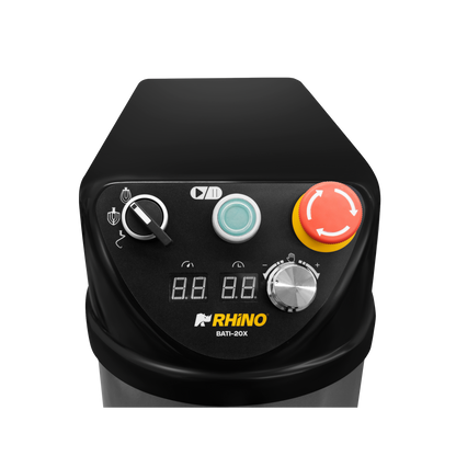 Batidora planetaria, de velocidad variable, capacidad de 20 lt, potencia de 1,000 W.