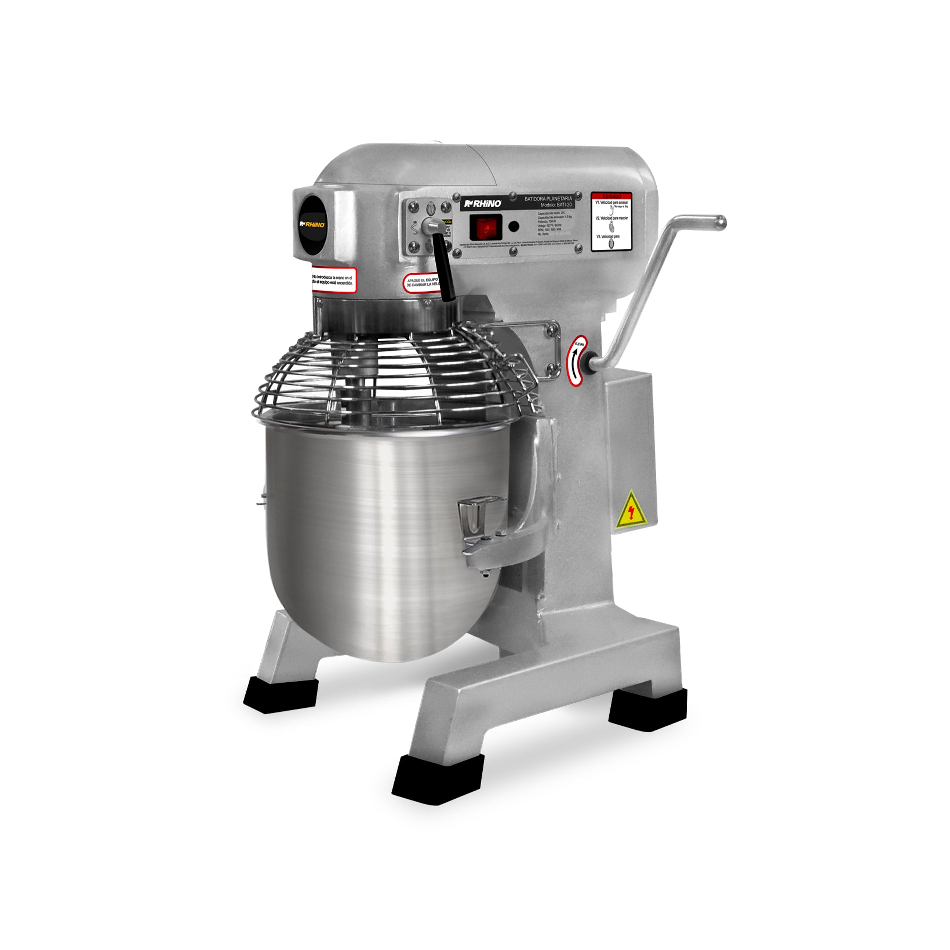 Batidora planetaria, capacidad de 20L