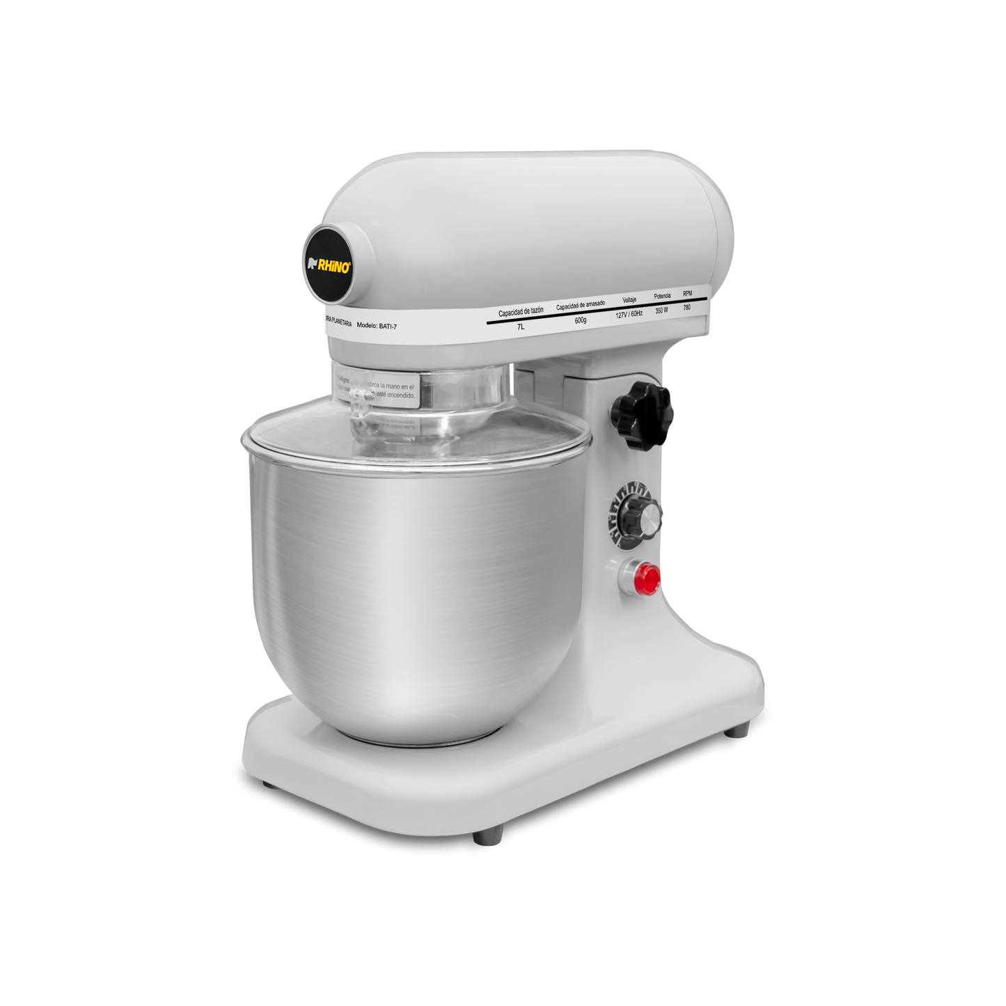 Batidora planetaria, capacidad de 7L