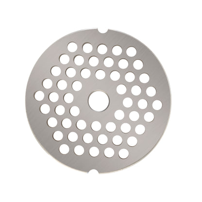 Cedazo de 1/8 para molino 22, fabricado en acero inoxidable. CEDA22-3