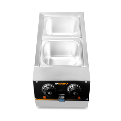 Templadora de chocolate doble para derretido