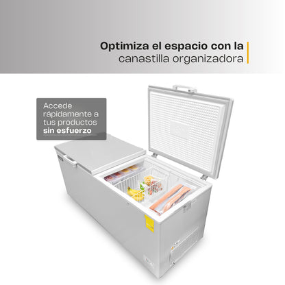 Congelador horizontal 24X ft³, temperatura de operación 5°C a -24°C CONGECO-24X