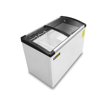 Congelador Tapa de Cristal Curva 7 Pies