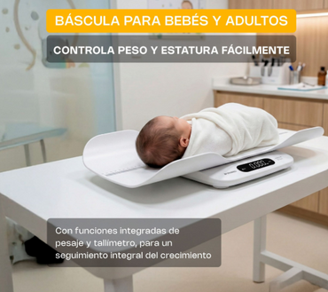 Báscula Electrónica para Bebés 25 kg