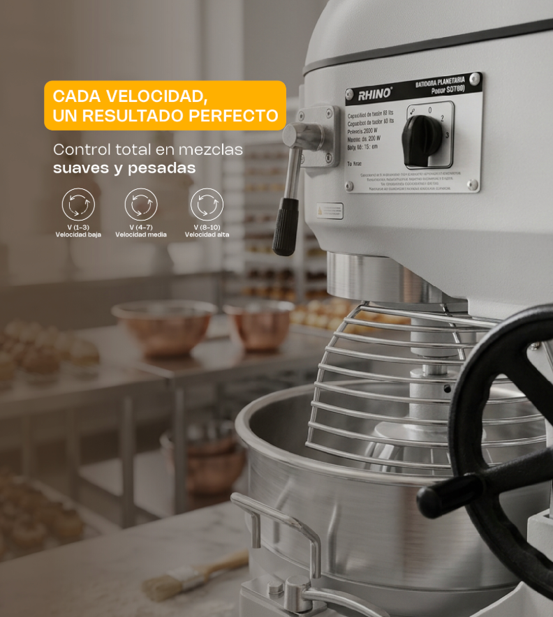 Batidora planetaria, capacidad de 60 lt BATI-60