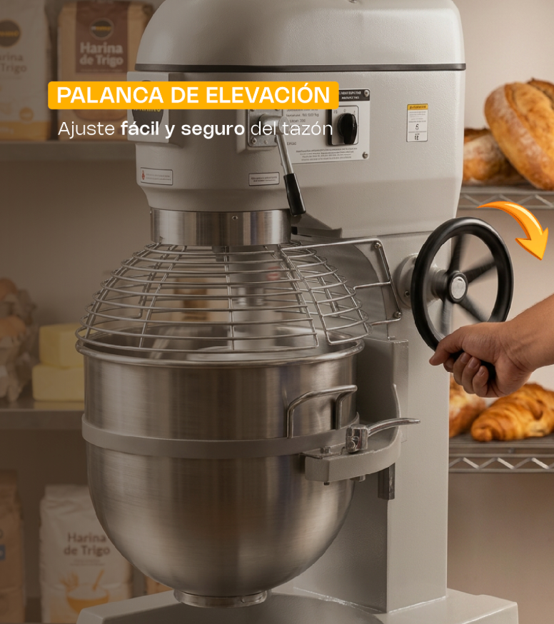 Batidora planetaria, capacidad de 60 lt BATI-60