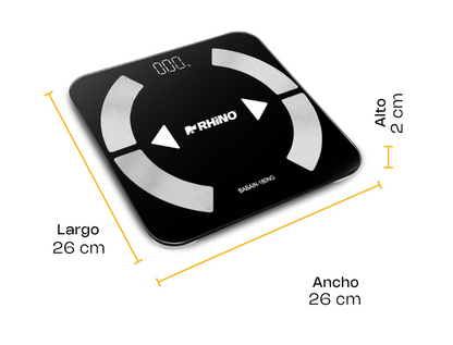 Báscula Inteligente para Peso Corporal 180 kg BABAIN-180NG