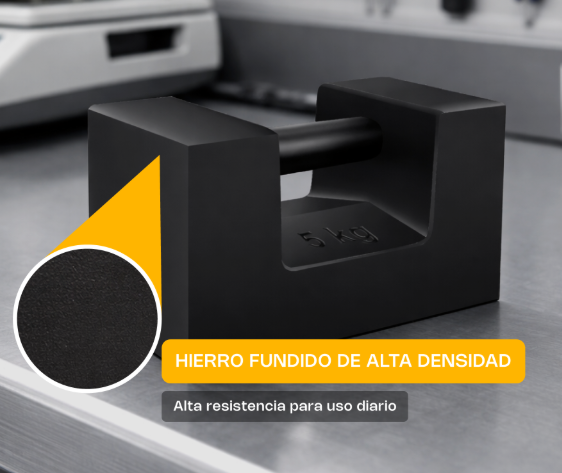 Pesa Patrón de Hierro de Alta Densidad 5 kg PESA-5S