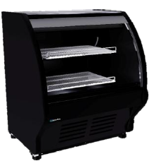 Vitrina cremera con cristal curvo VCM-100