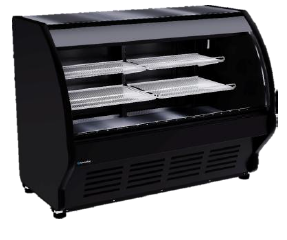 Vitrina cremera con cristal curvo VCM-150