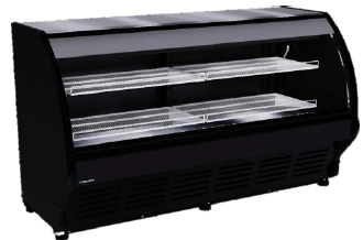 Vitrina cremera con cristal curvo VCM-200