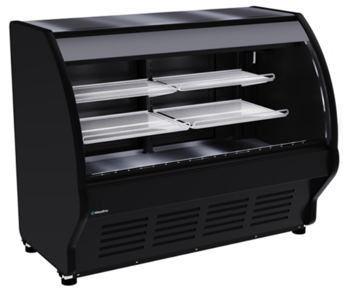 Vitrina cremera con cristal curvo VCM-150