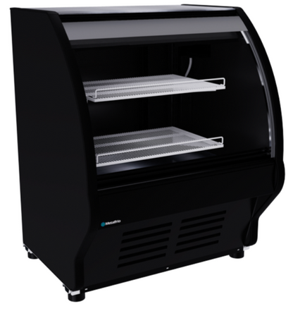 Vitrina cremera con cristal curvo VCM-100