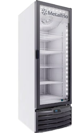 Congelador vertical con puerta de vidrio VF-50