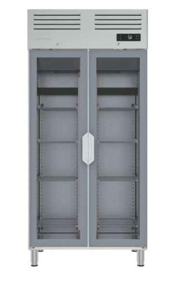 Armario de refrigeración puerta de cristal GN 1/1 SLIM LINE AGN 300/600L Series de 974mm AGN600CR_66