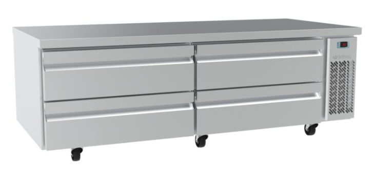 Mesa baja refrigeración CHEF-BASES Series de 1845mm MSG72_66