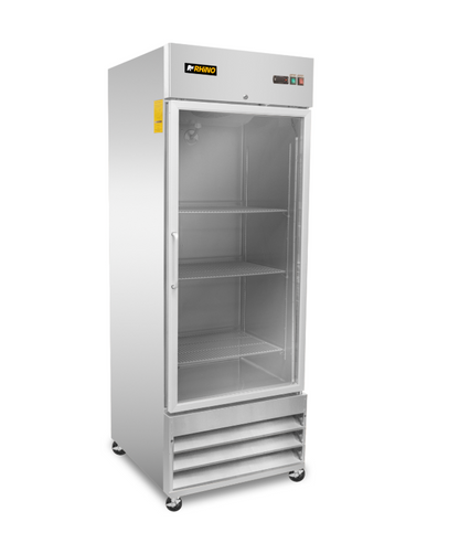 Congelador Vertical de Acero Inoxidable con Puerta de Cristal 21 pies CONVECRI-23