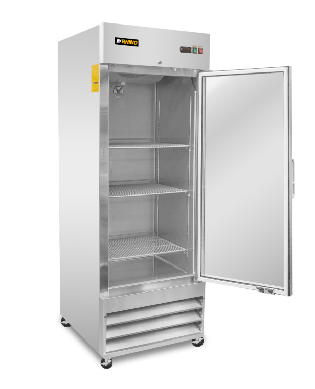 Congelador Vertical de Acero Inoxidable con Puerta de Cristal 21 pies CONVECRI-23