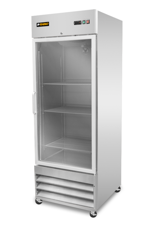 Congelador Vertical de Acero Inoxidable con Puerta de Cristal 21 pies CONVECRI-23