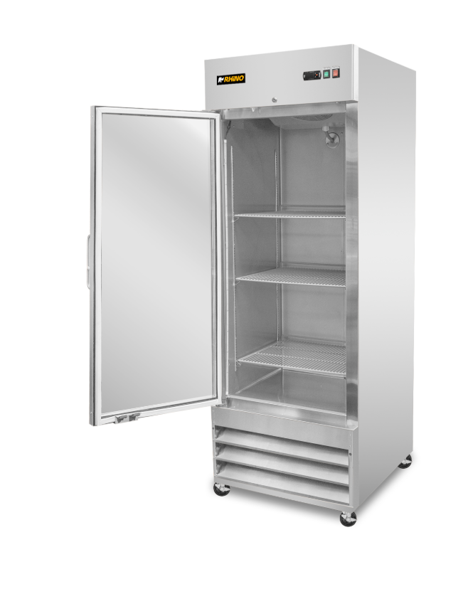 Congelador Vertical de Acero Inoxidable con Puerta de Cristal 21 pies CONVECRI-23