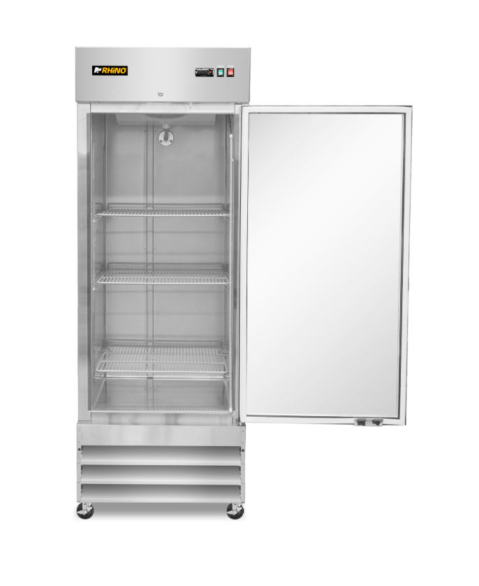 Congelador Vertical de Acero Inoxidable con Puerta de Cristal 21 pies CONVECRI-23