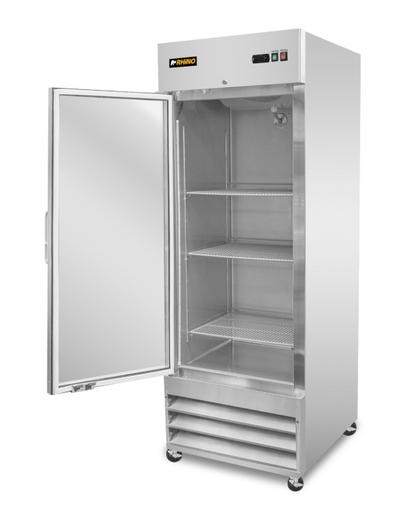 Refrigerador Vertical de Acero Inoxidable con Puerta de Cristal 21 pies REVECRI-23